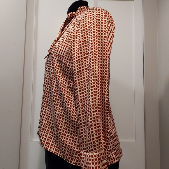 Zara Woman Tie Neck Top - Picture 2 of 6